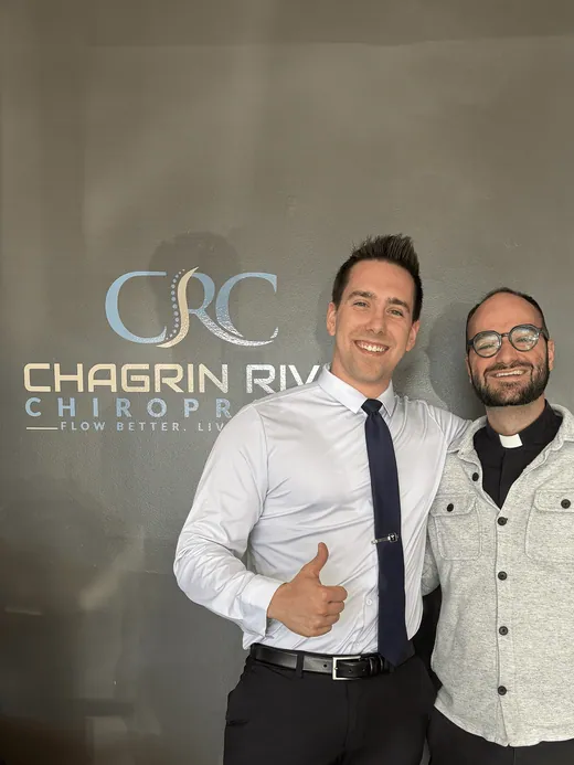 Dr. C.J. Levand with a patient