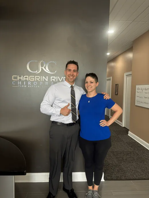 Dr. C.J. Levand with a patient